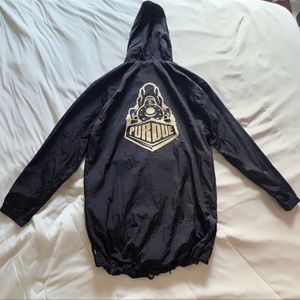 New PINK Purdue Boilermakers Windbreaker Jacket XS